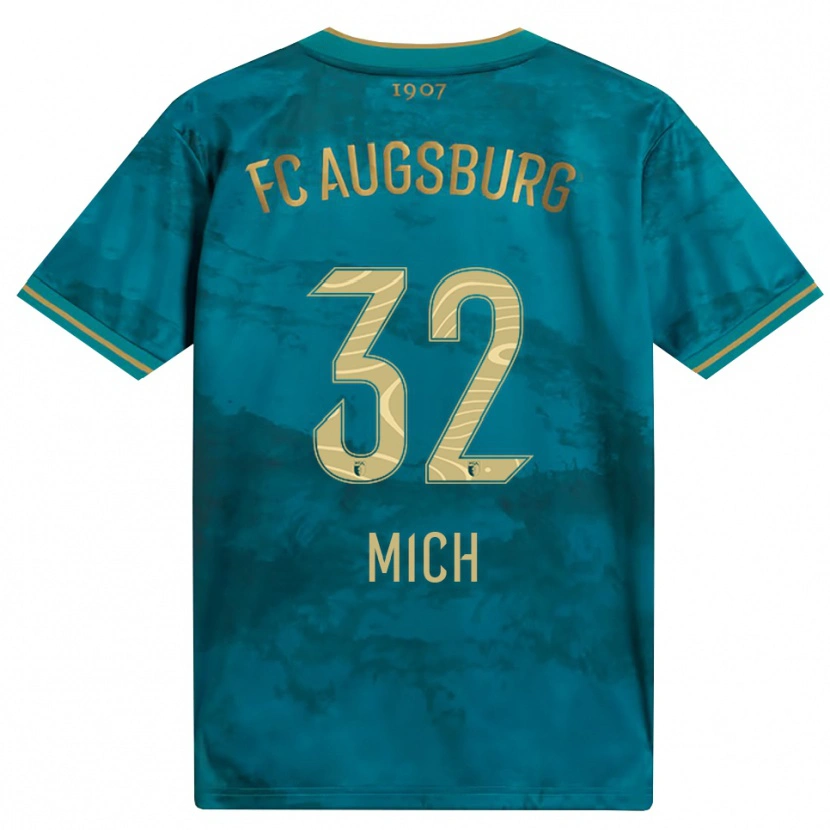 Danxen Kinder Fabian Mich #32 Grün Braun Auswärtstrikot Trikot 2026/27 T-Shirt Schweiz