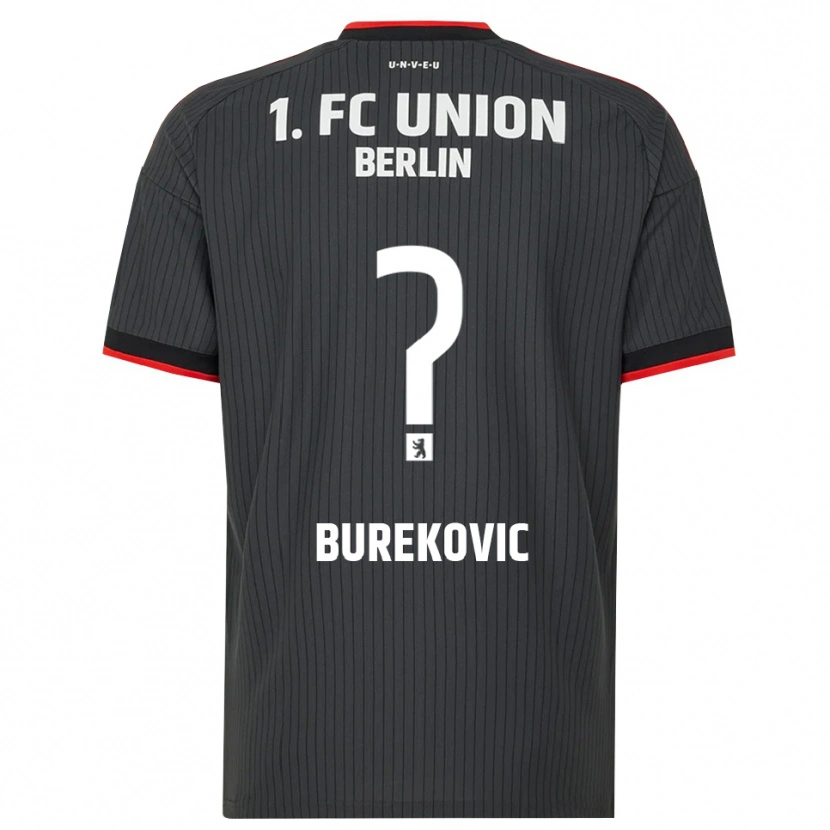 Danxen Kinder Adin Burekovic #0 Schwarz Weiß Rot Auswärtstrikot Trikot 2026/27 T-Shirt Schweiz
