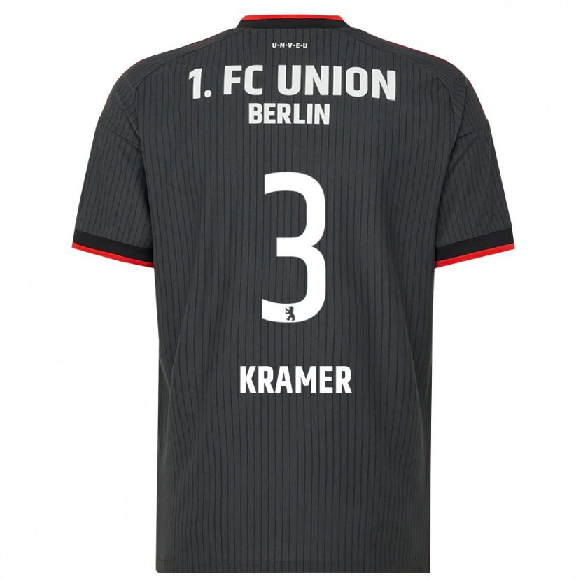 Danxen Kinder Carlos Kramer #3 Schwarz Weiß Rot Auswärtstrikot Trikot 2026/27 T-Shirt Schweiz