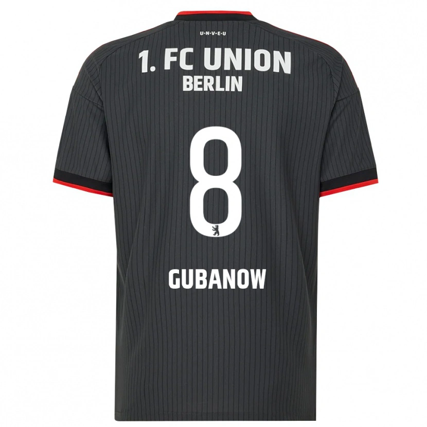 Danxen Kinder Oskar Gubanow #8 Schwarz Weiß Rot Auswärtstrikot Trikot 2026/27 T-Shirt Schweiz