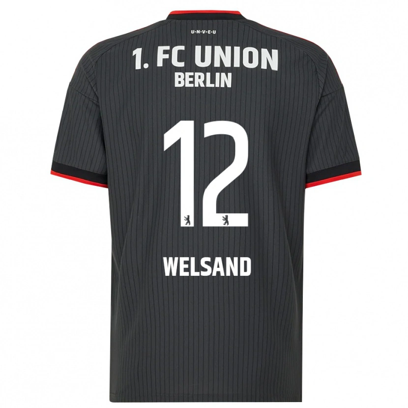 Danxen Kinder Oskar Welsand #12 Schwarz Weiß Rot Auswärtstrikot Trikot 2026/27 T-Shirt Schweiz