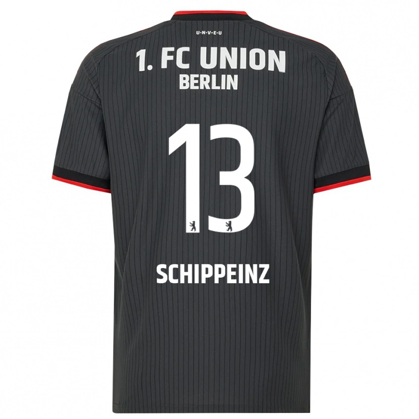 Danxen Kinder Mark Schippeinz #13 Schwarz Weiß Rot Auswärtstrikot Trikot 2026/27 T-Shirt Schweiz