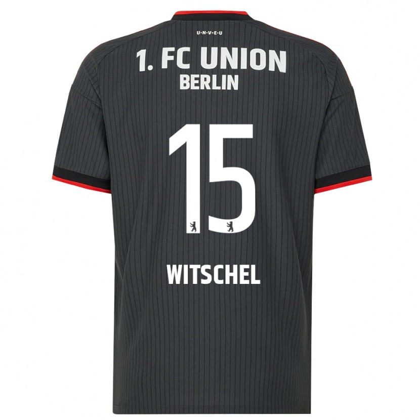 Danxen Kinder Maxim Witschel #15 Schwarz Weiß Rot Auswärtstrikot Trikot 2026/27 T-Shirt Schweiz