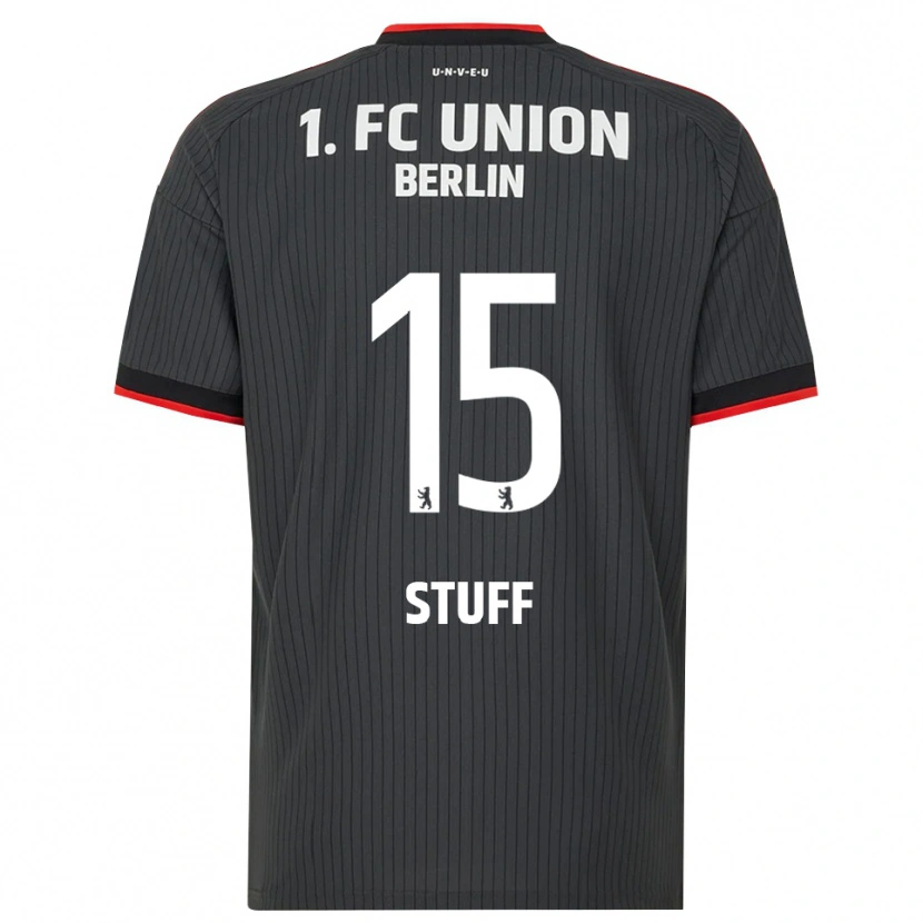 Danxen Kinder Tim Stuff #15 Schwarz Weiß Rot Auswärtstrikot Trikot 2026/27 T-Shirt Schweiz