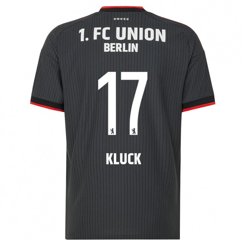 Danxen Kinder Pierre Kluck #17 Schwarz Weiß Rot Auswärtstrikot Trikot 2026/27 T-Shirt Schweiz