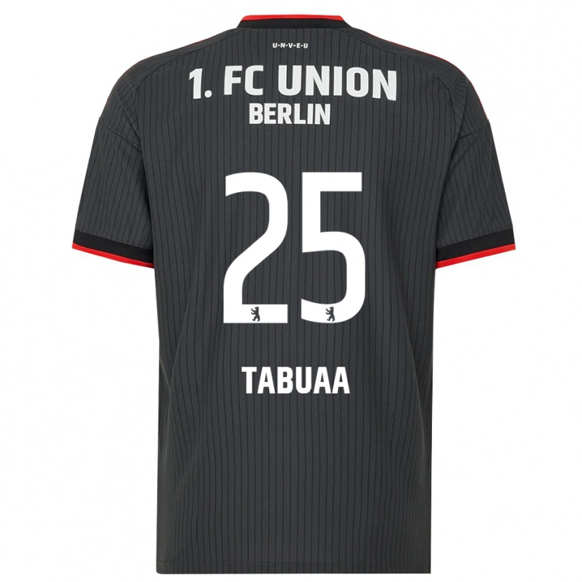 Danxen Kinder Stephen Tabuaa #25 Schwarz Weiß Rot Auswärtstrikot Trikot 2026/27 T-Shirt Schweiz
