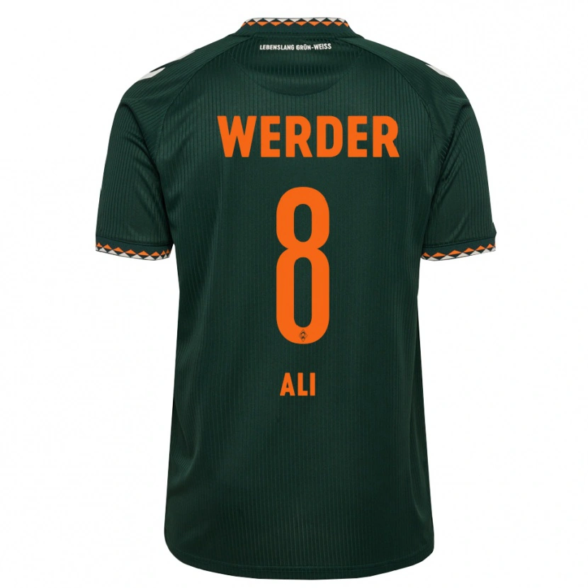 Danxen Kinder Rumat Ali #8 Dunkelgrün Orange Weiß Auswärtstrikot Trikot 2026/27 T-Shirt Schweiz