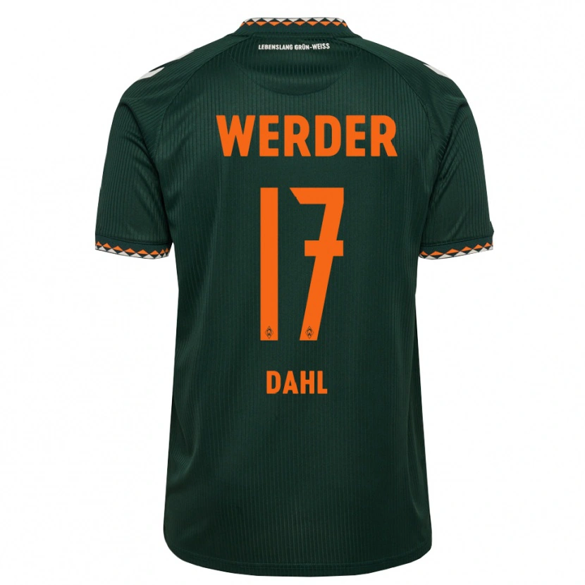 Danxen Kinder Amira Dahl #17 Dunkelgrün Orange Weiß Auswärtstrikot Trikot 2026/27 T-Shirt Schweiz