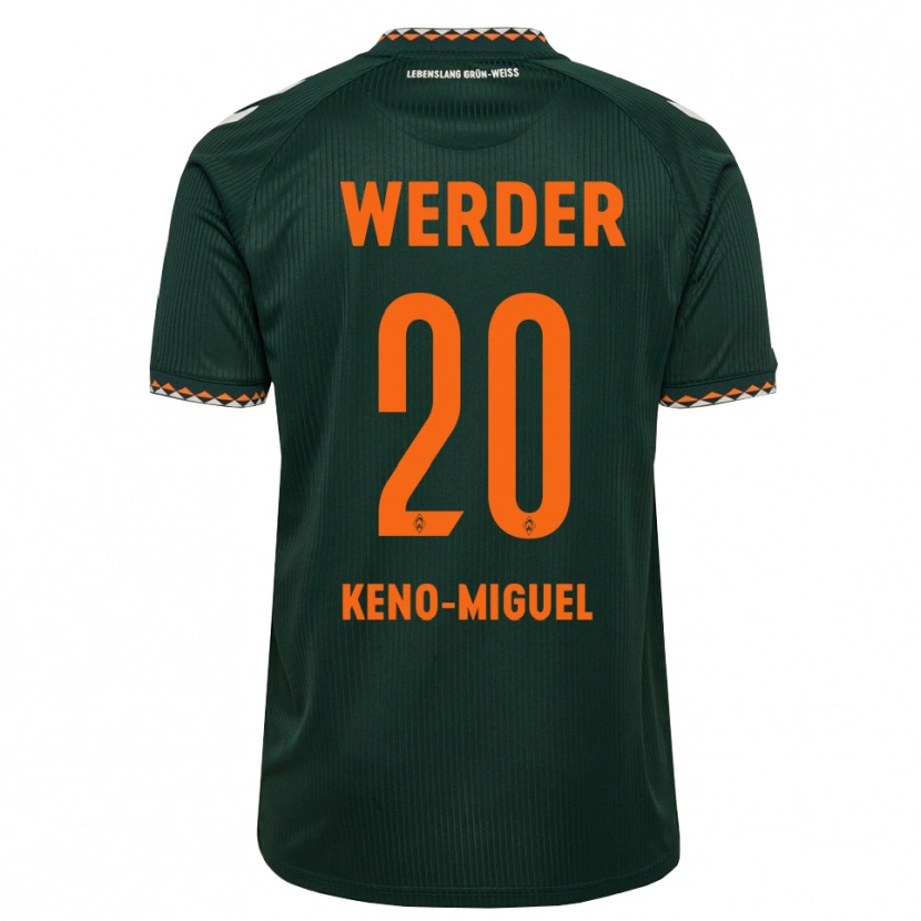 Danxen Kinder Keno-Miguel Meyer #20 Dunkelgrün Orange Weiß Auswärtstrikot Trikot 2026/27 T-Shirt Schweiz