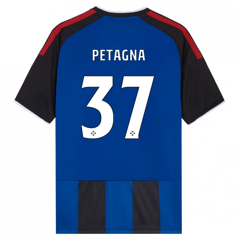 Danxen Kinder Andrea Petagna #37 Schwarz Rot Weiß Blau Heimtrikot Trikot 2026/27 T-Shirt Schweiz