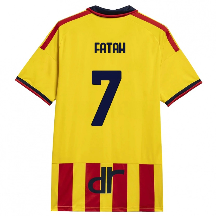 Danxen Herren Amar Fatah #7 Gelb Rot Heimtrikot Trikot 2026/27 T-Shirt Schweiz