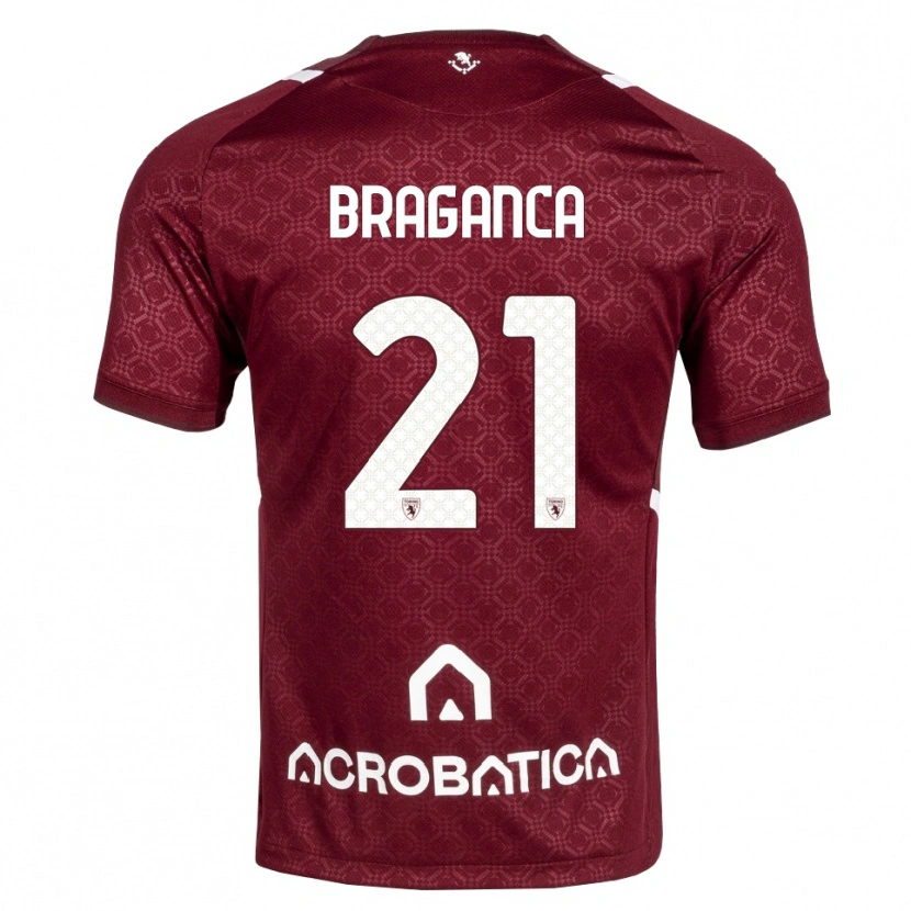 Danxen Herren Daniel Bragança #21 Burgund Weiß Heimtrikot Trikot 2026/27 T-Shirt Schweiz