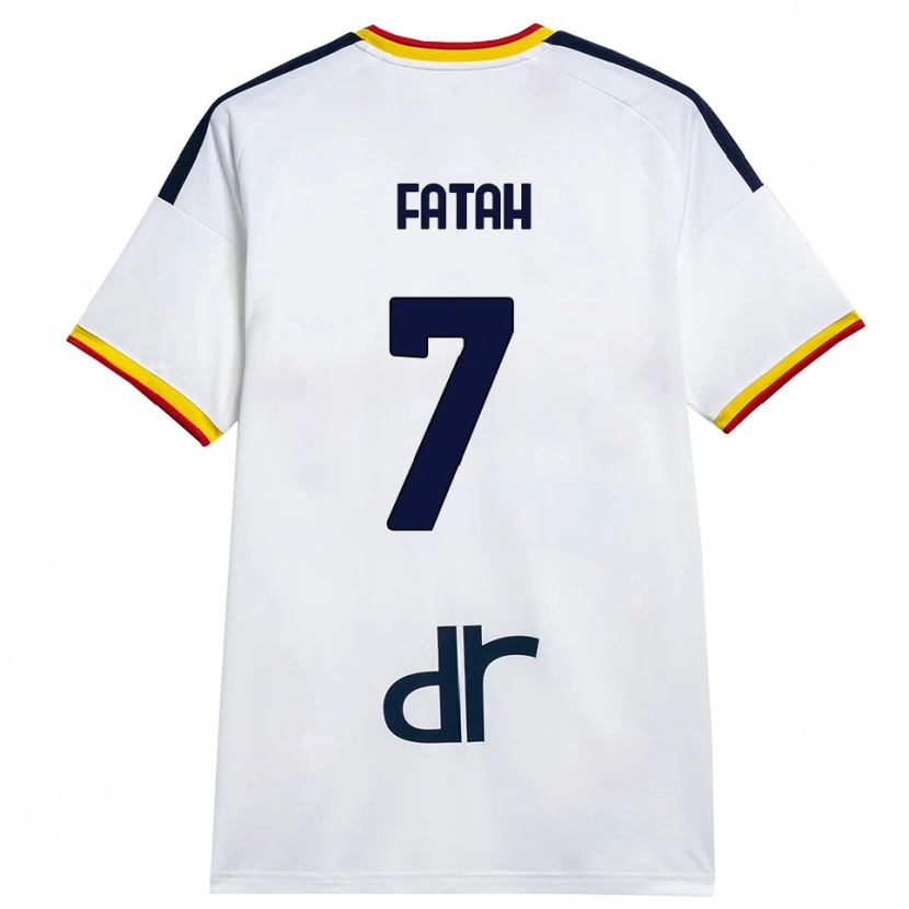 Danxen Herren Amar Fatah #7 Weiß Gelb Rot Auswärtstrikot Trikot 2026/27 T-Shirt Schweiz