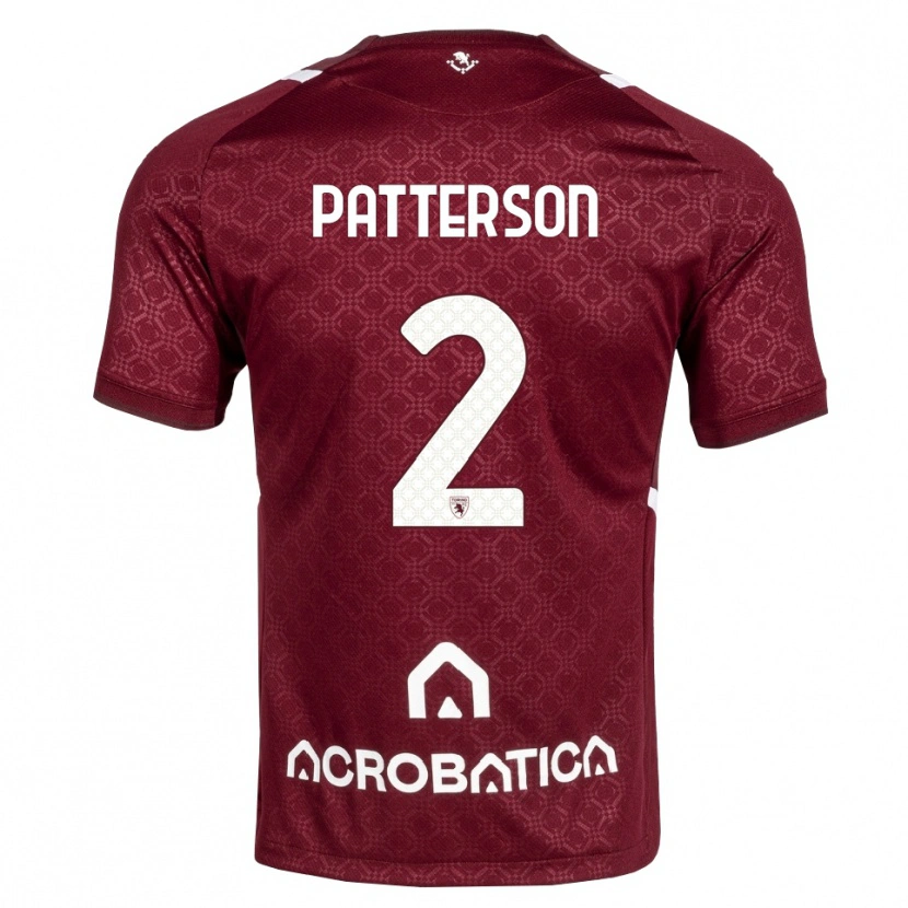 Danxen Herren Nathan Patterson #2 Burgund Weiß Heimtrikot Trikot 2026/27 T-Shirt Schweiz