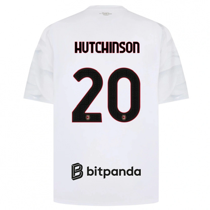 Danxen Herren Omari Hutchinson #20 Weiß Rot Schwarz Auswärtstrikot Trikot 2026/27 T-Shirt Schweiz