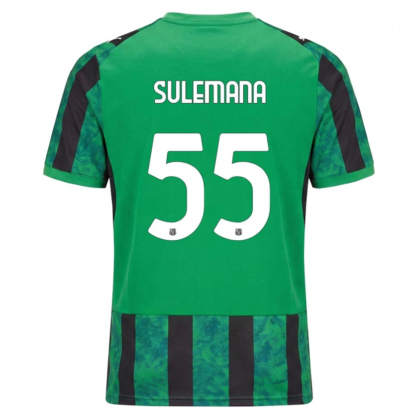 Danxen Herren Ibrahim Sulemana #55 Grün Schwarz Weiß Heimtrikot Trikot 2026/27 T-Shirt Schweiz