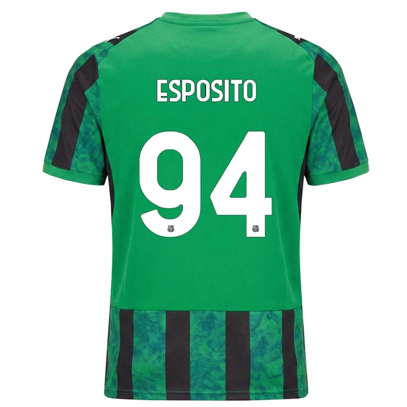 Danxen Herren Sebastiano Esposito #94 Grün Schwarz Weiß Heimtrikot Trikot 2026/27 T-Shirt Schweiz
