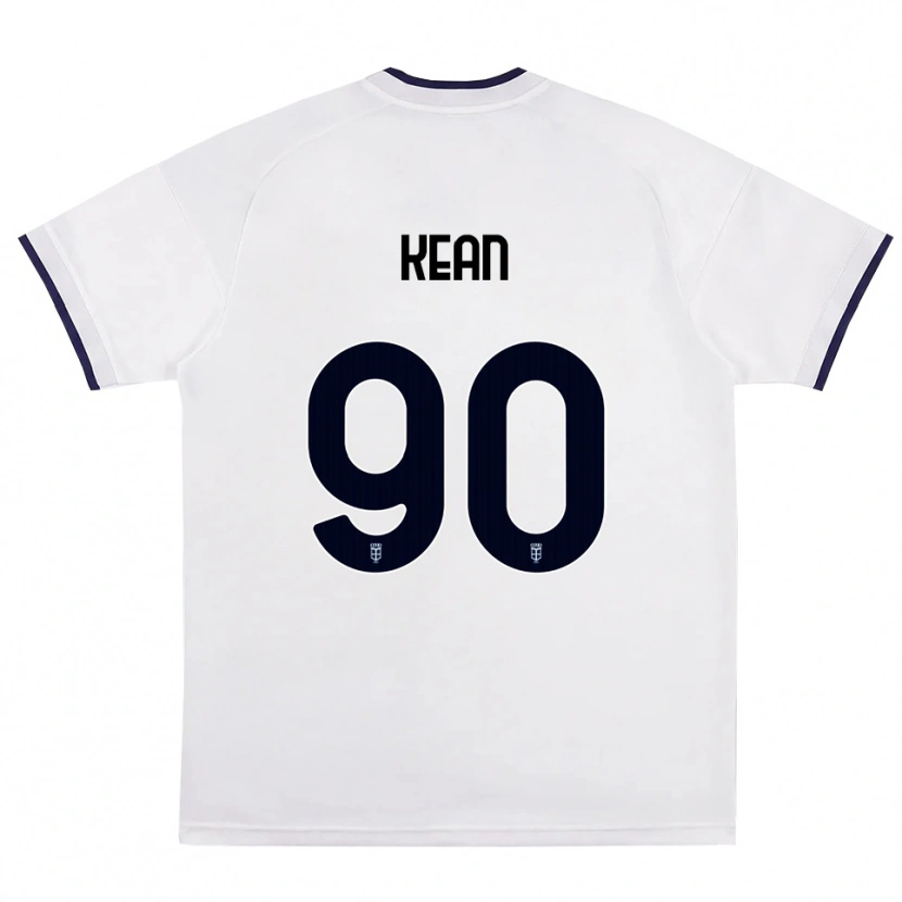 Danxen Herren Moise Kean #90 Weiß Rot Königsblau Auswärtstrikot Trikot 2026/27 T-Shirt Schweiz