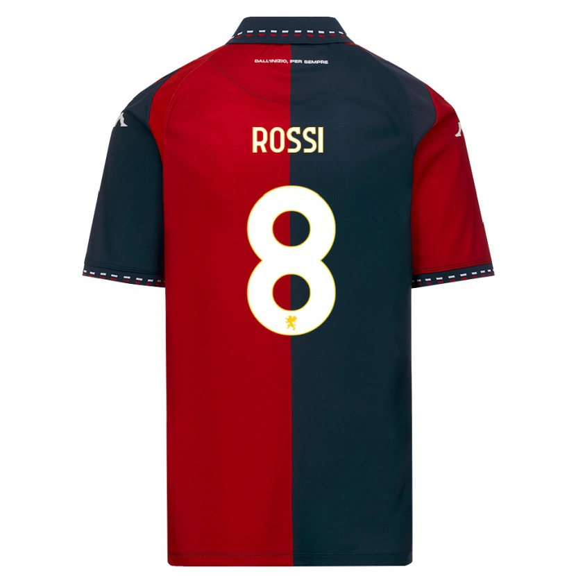 Danxen Herren Gianluca Rossi #8 Rot Schwarz Weiß Heimtrikot Trikot 2026/27 T-Shirt Schweiz