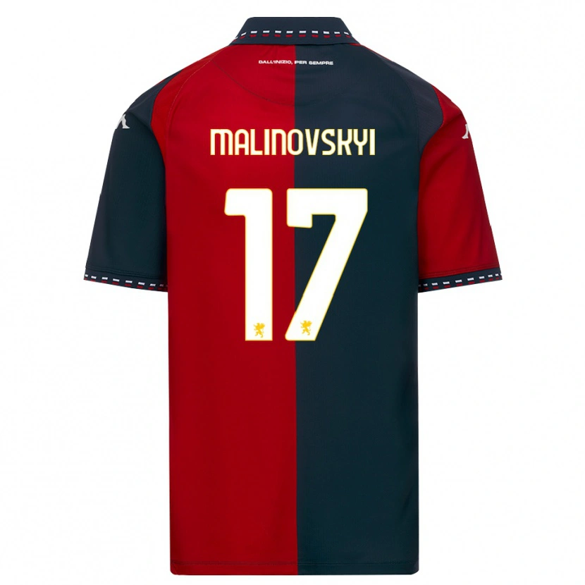 Danxen Herren Ruslan Malinovskyi #17 Rot Schwarz Weiß Heimtrikot Trikot 2026/27 T-Shirt Schweiz