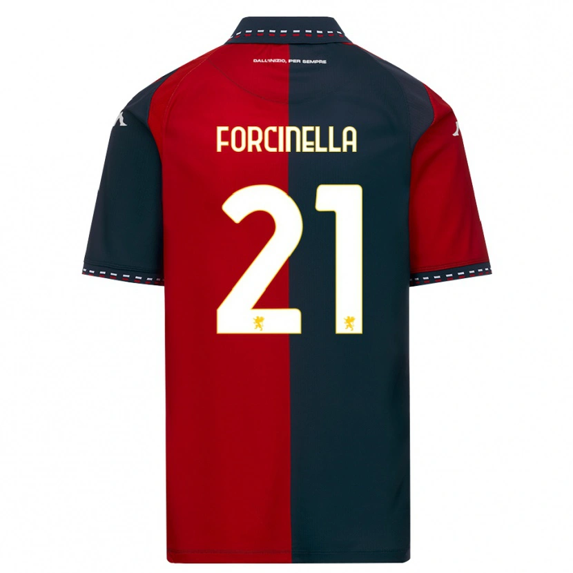 Danxen Herren Camilla Forcinella #21 Rot Schwarz Weiß Heimtrikot Trikot 2026/27 T-Shirt Schweiz