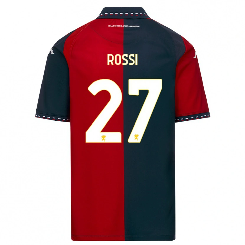 Danxen Herren Lucrezia Rossi #27 Rot Schwarz Weiß Heimtrikot Trikot 2026/27 T-Shirt Schweiz