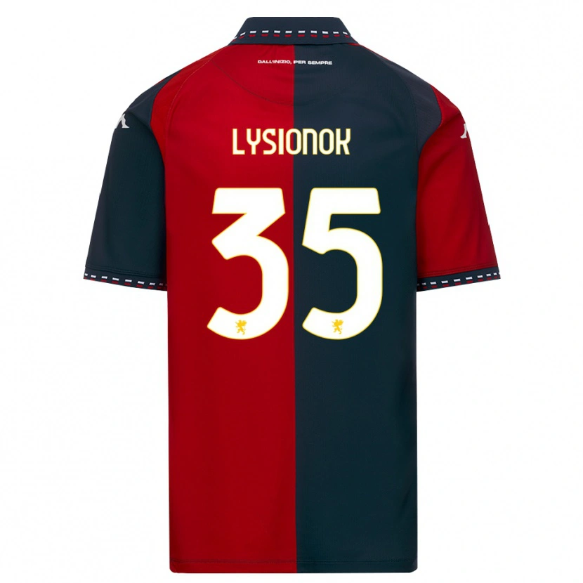 Danxen Herren Ernestas Lysionok #35 Rot Schwarz Weiß Heimtrikot Trikot 2026/27 T-Shirt Schweiz