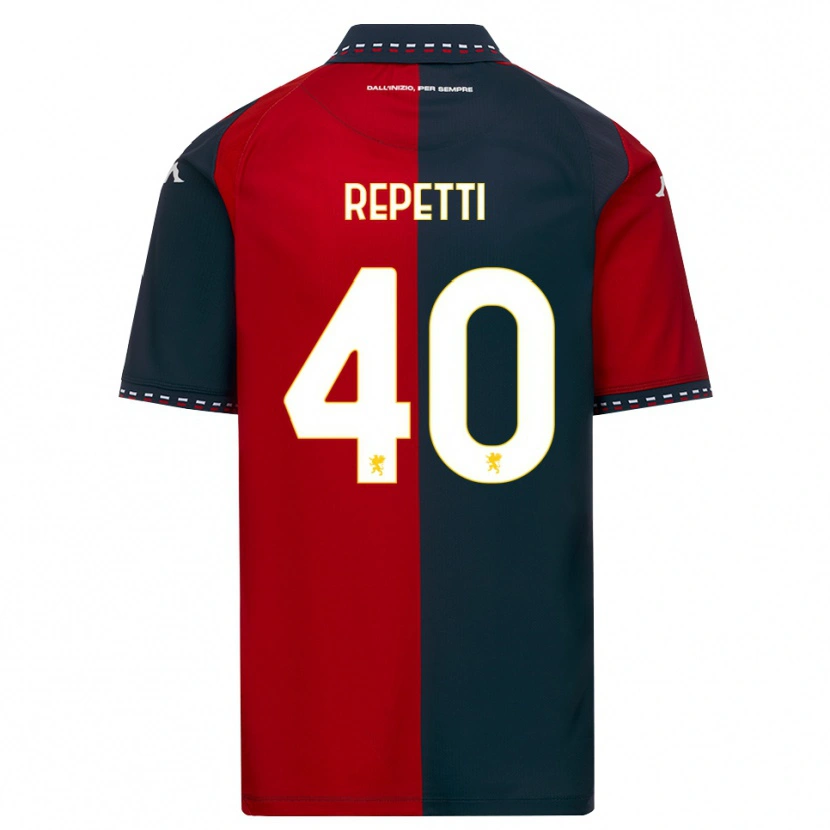 Danxen Herren Chiara Repetti #40 Rot Schwarz Weiß Heimtrikot Trikot 2026/27 T-Shirt Schweiz