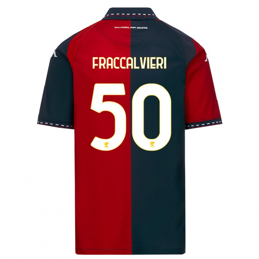 Danxen Herren Michele Fraccalvieri #50 Rot Schwarz Weiß Heimtrikot Trikot 2026/27 T-Shirt Schweiz