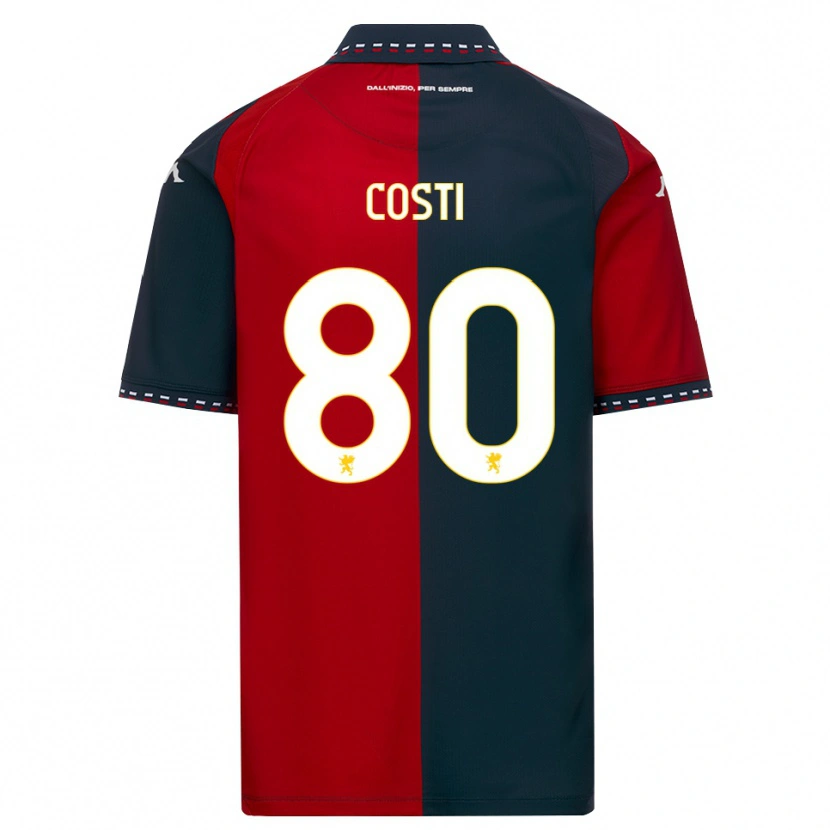 Danxen Herren Fabiana Costi #80 Rot Schwarz Weiß Heimtrikot Trikot 2026/27 T-Shirt Schweiz