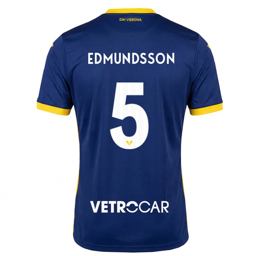 Danxen Herren Andrias Edmundsson #5 Königsblau Gelb Weiß Heimtrikot Trikot 2026/27 T-Shirt Schweiz