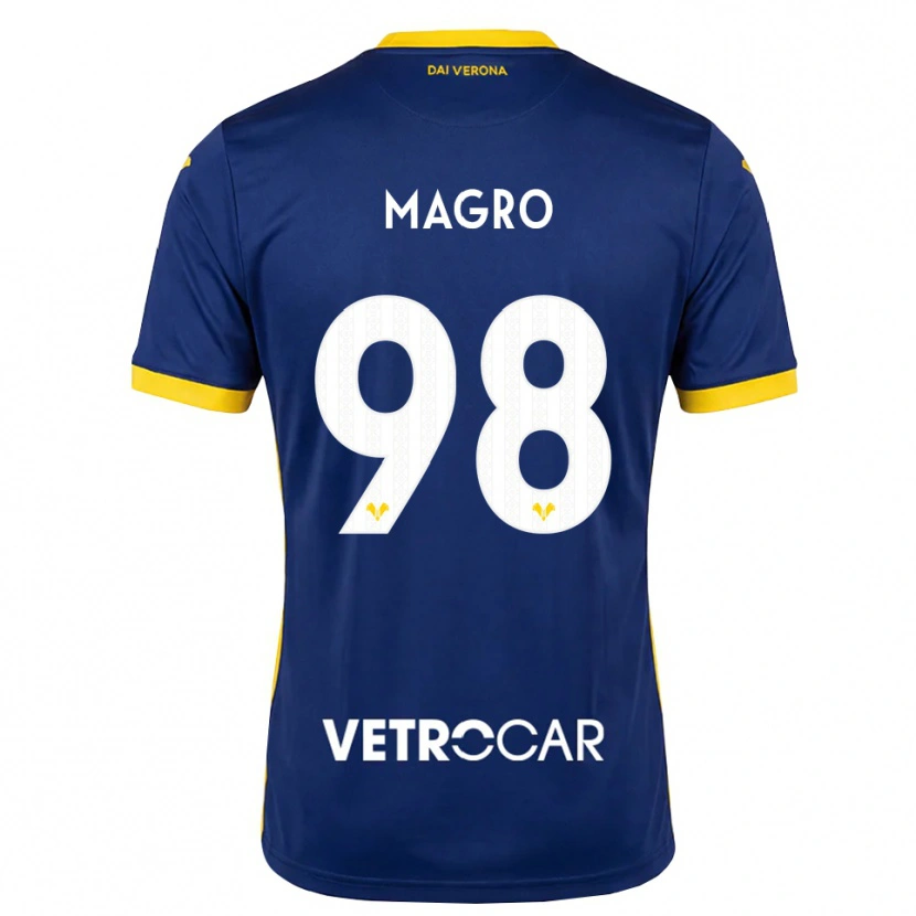 Danxen Herren Federico Magro #98 Königsblau Gelb Weiß Heimtrikot Trikot 2026/27 T-Shirt Schweiz
