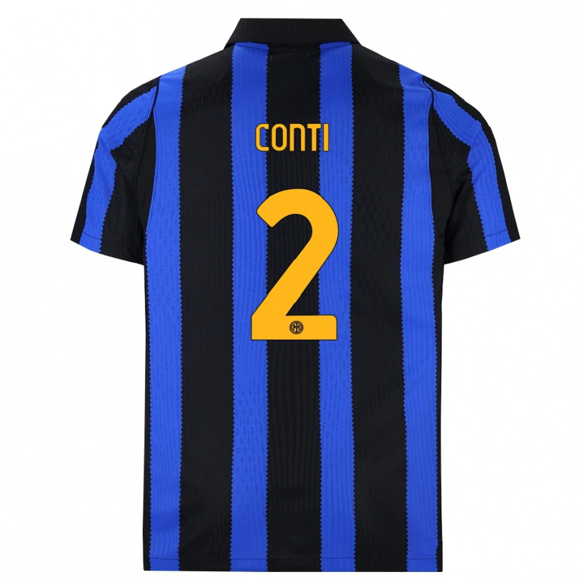 Danxen Herren Arturo Conti #2 Schwarz Blau Gelb Heimtrikot Trikot 2026/27 T-Shirt Schweiz