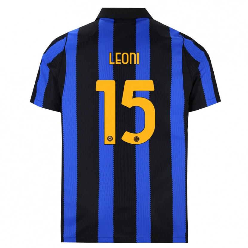 Danxen Herren Luca Leoni #15 Schwarz Blau Gelb Heimtrikot Trikot 2026/27 T-Shirt Schweiz