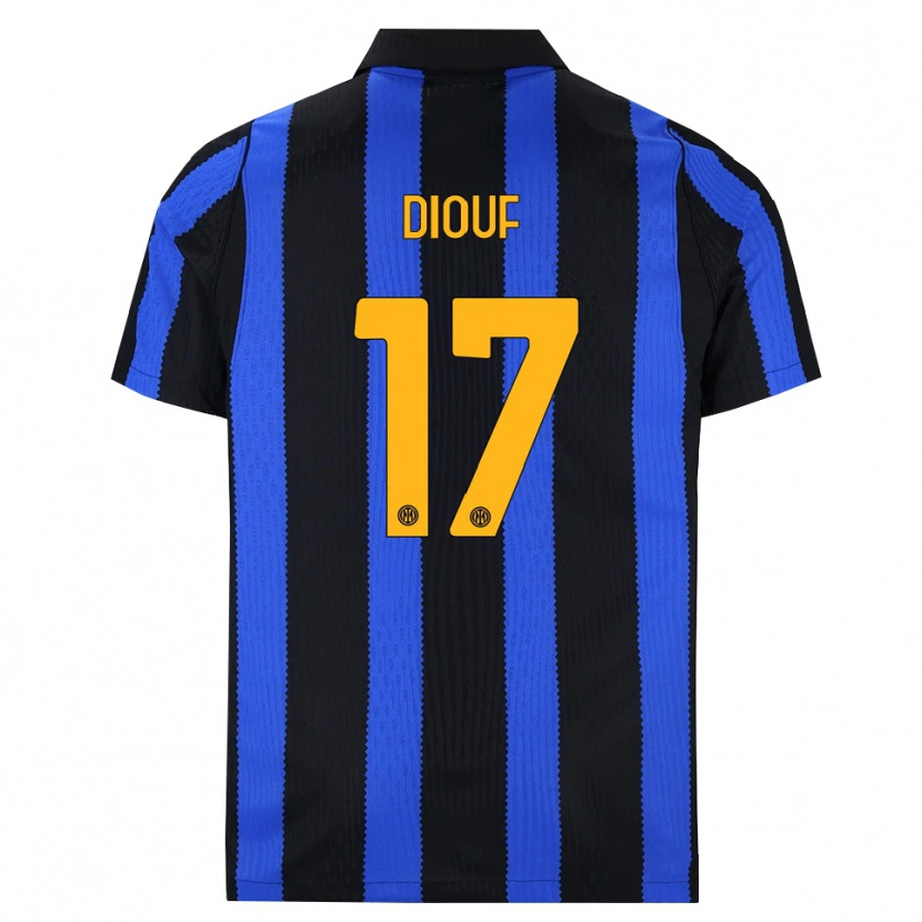 Danxen Herren Andy Diouf #17 Schwarz Blau Gelb Heimtrikot Trikot 2026/27 T-Shirt Schweiz