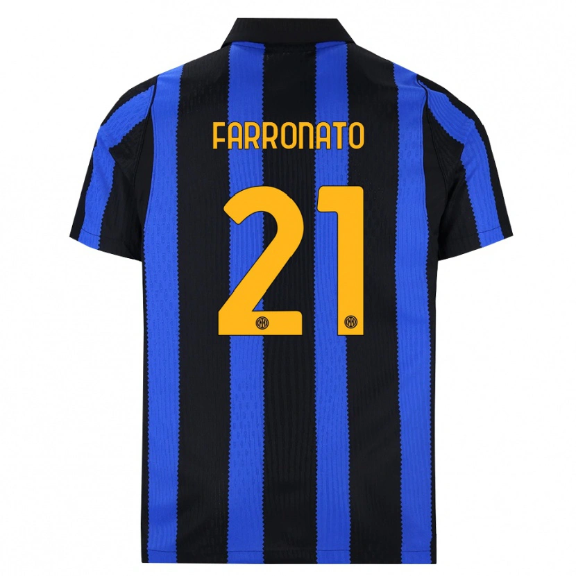 Danxen Herren Matteo Farronato #21 Schwarz Blau Gelb Heimtrikot Trikot 2026/27 T-Shirt Schweiz