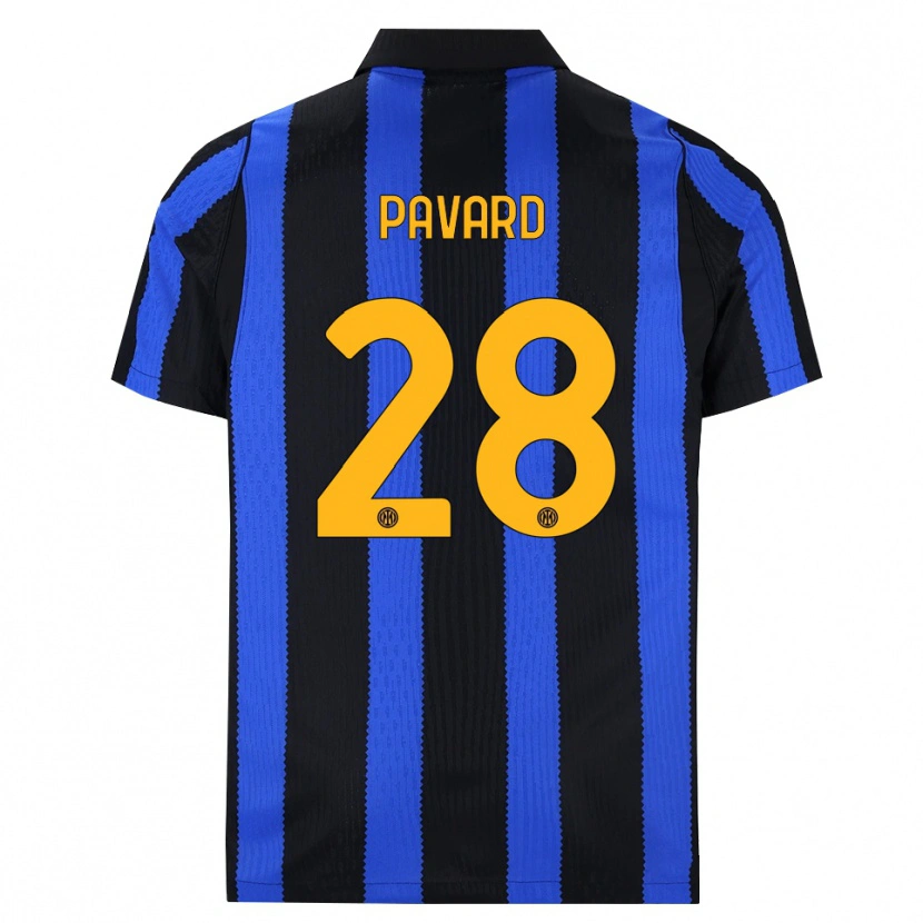 Danxen Herren Benjamin Pavard #28 Schwarz Blau Gelb Heimtrikot Trikot 2026/27 T-Shirt Schweiz