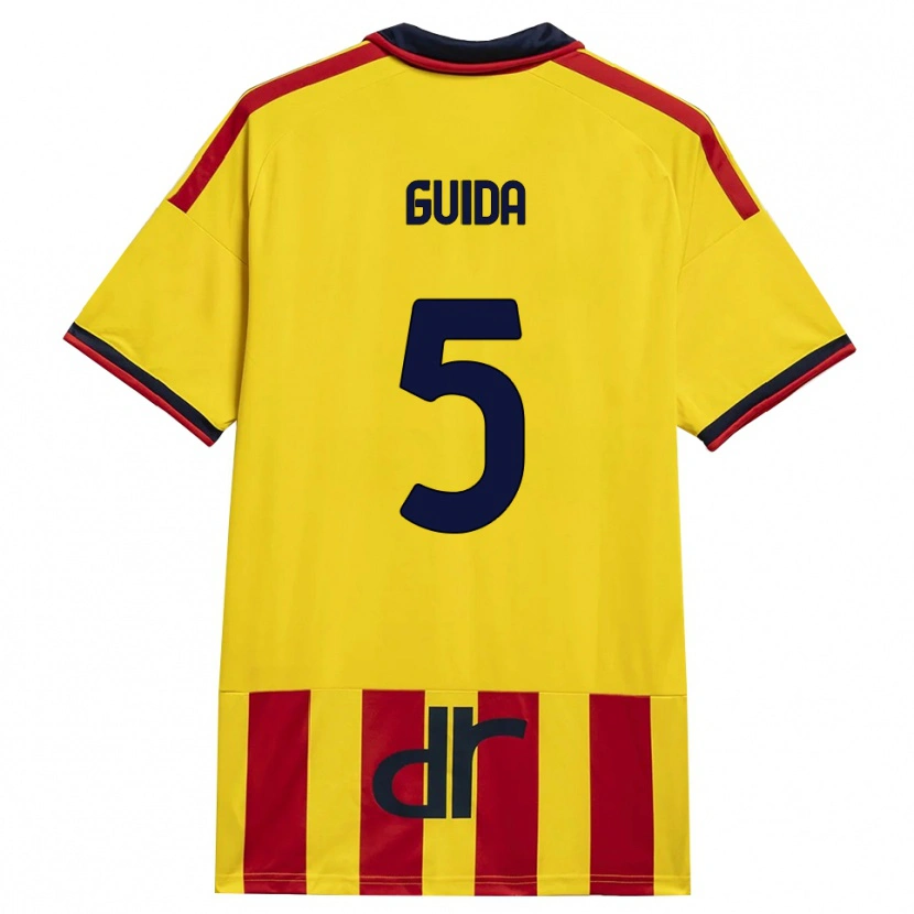 Danxen Herren Francesco Guida #5 Gelb Rot Heimtrikot Trikot 2026/27 T-Shirt Schweiz