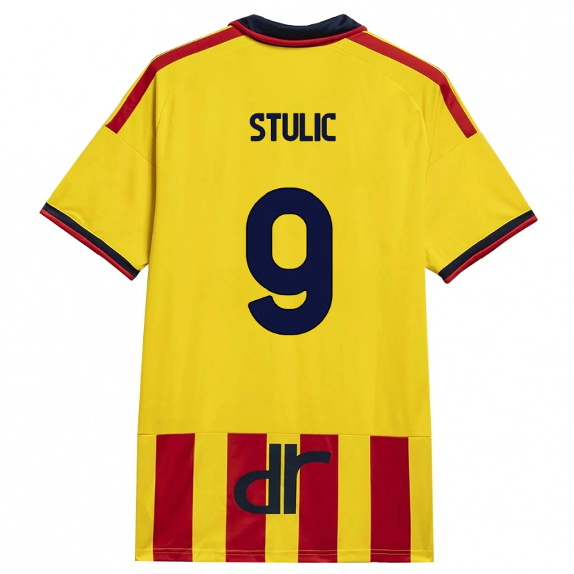 Danxen Herren Nikola Stulic #9 Gelb Rot Heimtrikot Trikot 2026/27 T-Shirt Schweiz