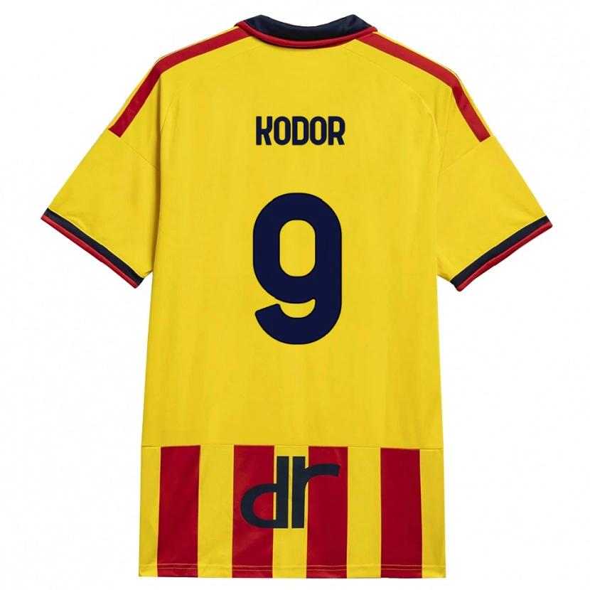 Danxen Herren Jason Kodor #9 Gelb Rot Heimtrikot Trikot 2026/27 T-Shirt Schweiz