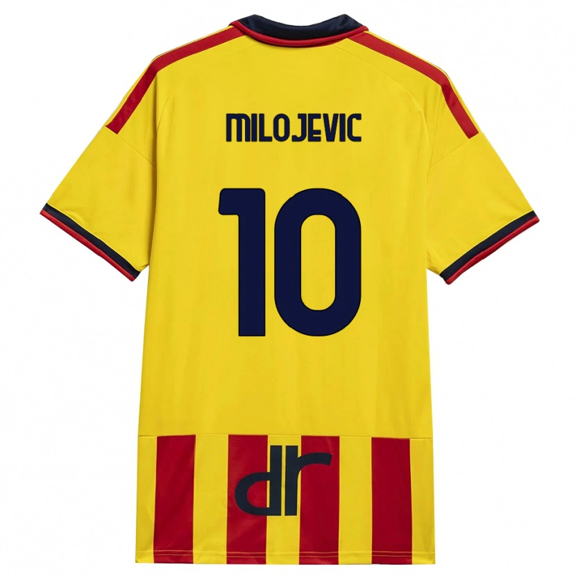 Danxen Herren Nemanja Milojevic #10 Gelb Rot Heimtrikot Trikot 2026/27 T-Shirt Schweiz