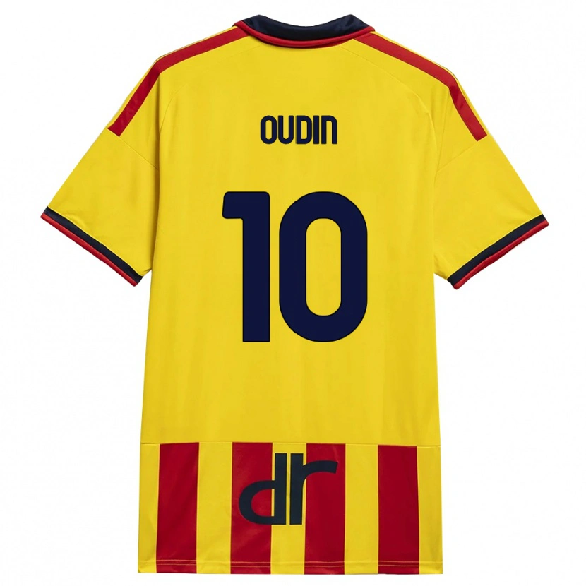 Danxen Herren Rémi Oudin #10 Gelb Rot Heimtrikot Trikot 2026/27 T-Shirt Schweiz