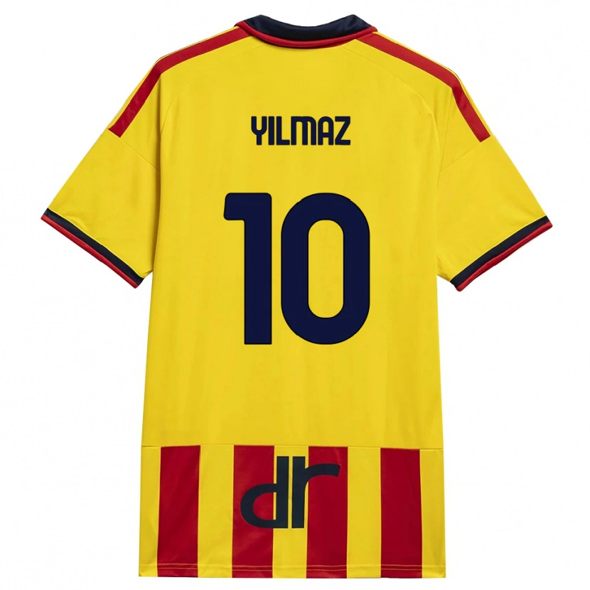 Danxen Herren Enes Yilmaz #10 Gelb Rot Heimtrikot Trikot 2026/27 T-Shirt Schweiz