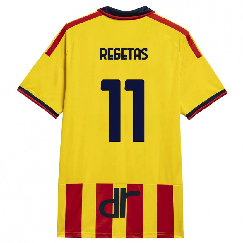 Danxen Herren Domagoj Regetas #11 Gelb Rot Heimtrikot Trikot 2026/27 T-Shirt Schweiz