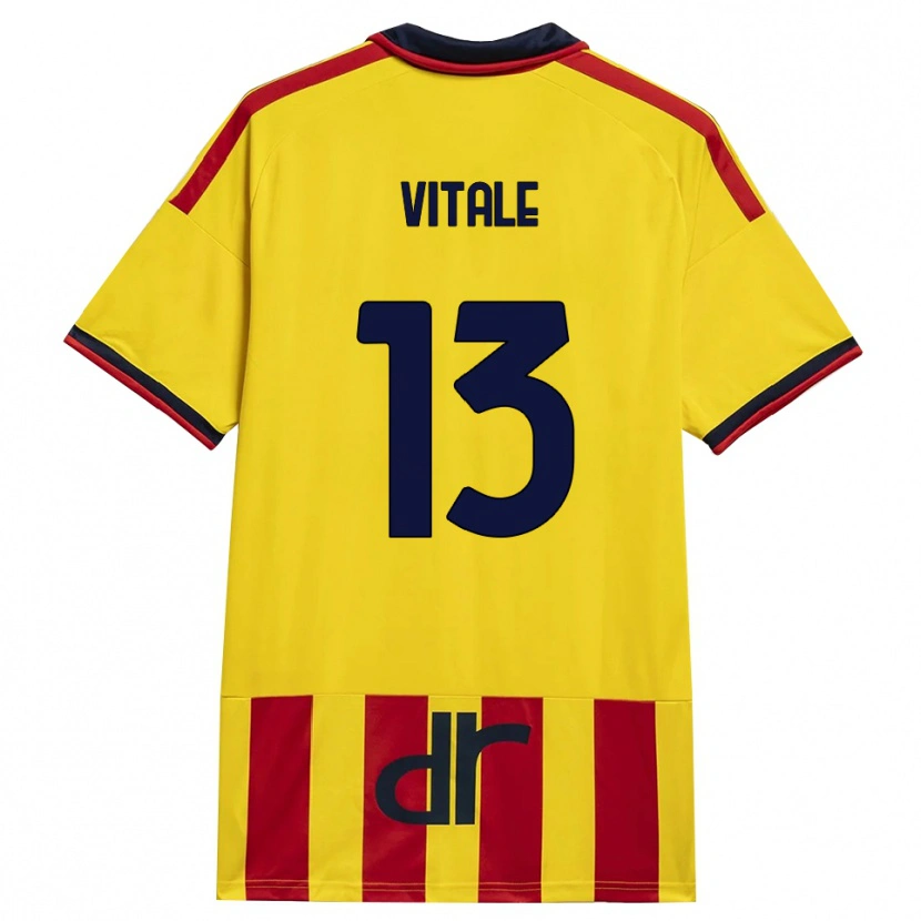 Danxen Herren Leonardo Vitale #13 Gelb Rot Heimtrikot Trikot 2026/27 T-Shirt Schweiz