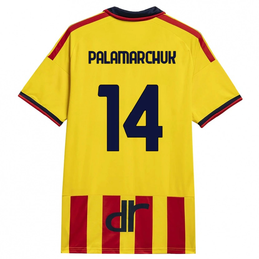 Danxen Herren Cristiano Palamarchuk #14 Gelb Rot Heimtrikot Trikot 2026/27 T-Shirt Schweiz