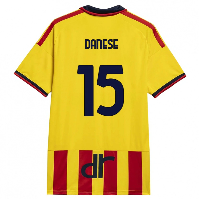 Danxen Herren Tommaso Danese #15 Gelb Rot Heimtrikot Trikot 2026/27 T-Shirt Schweiz