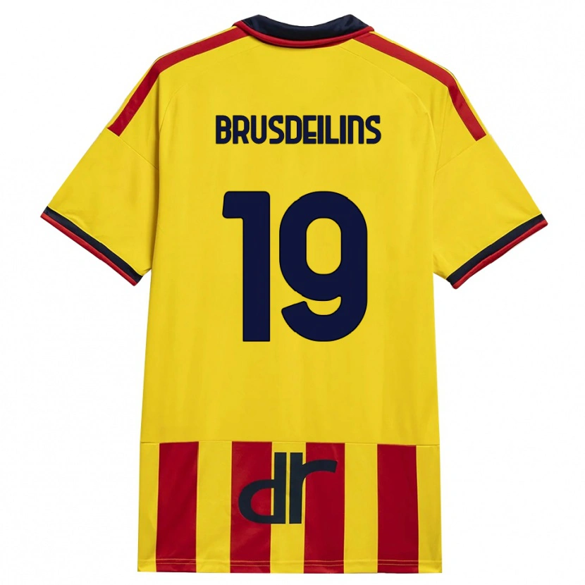 Danxen Herren Bilal Brusdeilins #19 Gelb Rot Heimtrikot Trikot 2026/27 T-Shirt Schweiz