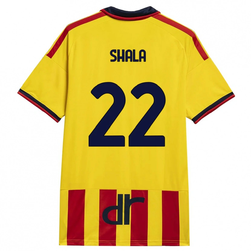 Danxen Herren Erlis Shala #22 Gelb Rot Heimtrikot Trikot 2026/27 T-Shirt Schweiz
