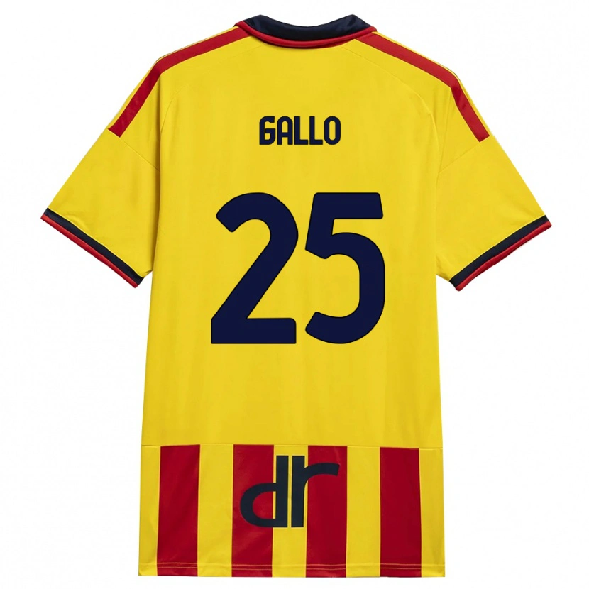 Danxen Herren Antonino Gallo #25 Gelb Rot Heimtrikot Trikot 2026/27 T-Shirt Schweiz